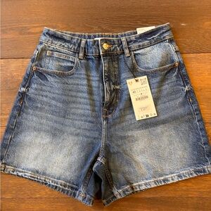 Zara jean mom shorts